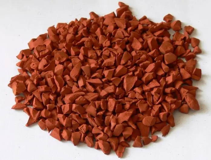 MCG EPDM Colorful Rubber Powder Plastic Molding Film Grade Fibers for Sports Flooring