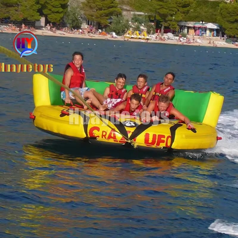 HUAYUE  Best Price  Manufacturers Party Water Fun Toy Lounge Twister Toys High Speed Adults Kids Aqua Water Towable Banana Boat