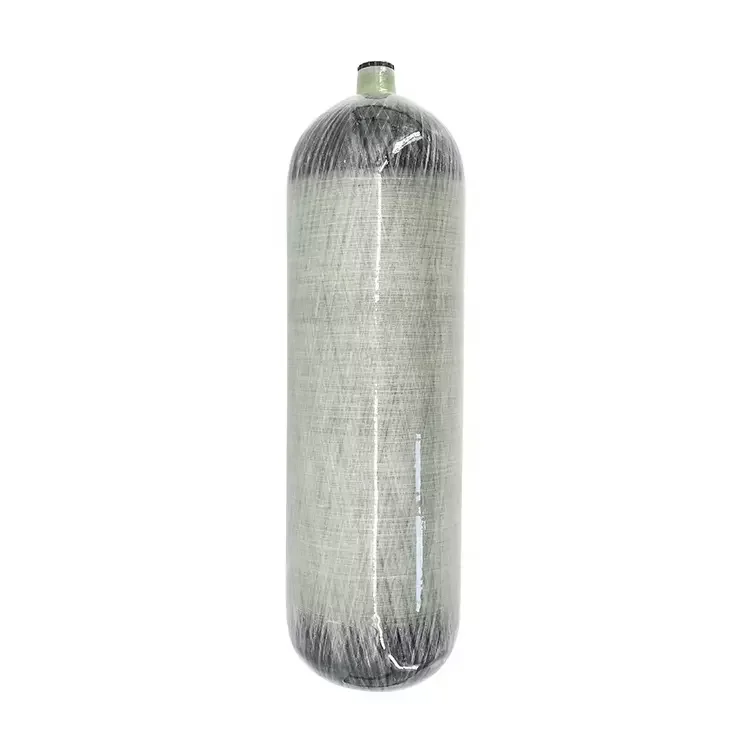 3L 6.8L 9L High Pressure Air Bottle 4500psi 30mpa 300bar Carbon Fiber Gas Cylinder Scuba Tank
