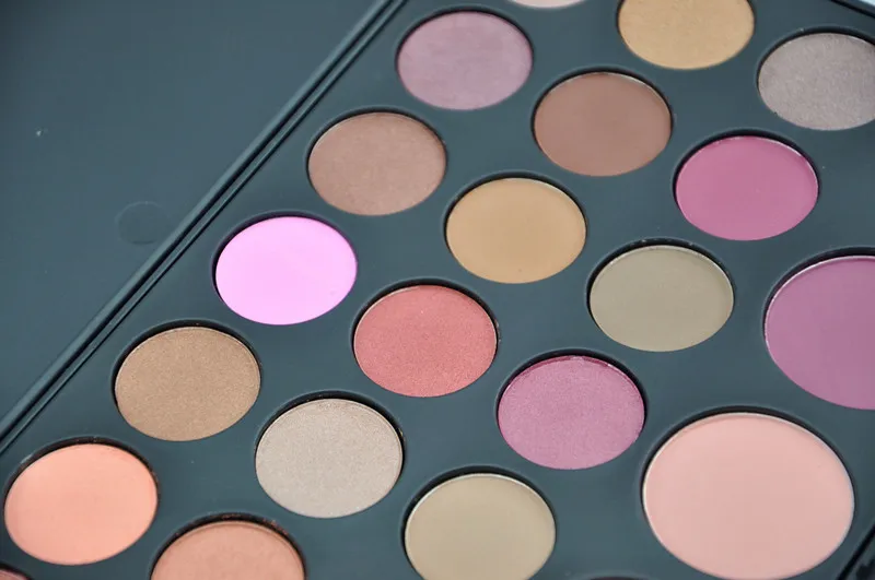 High class makeup cosmetics warm tone organic eyeshadow palette oem