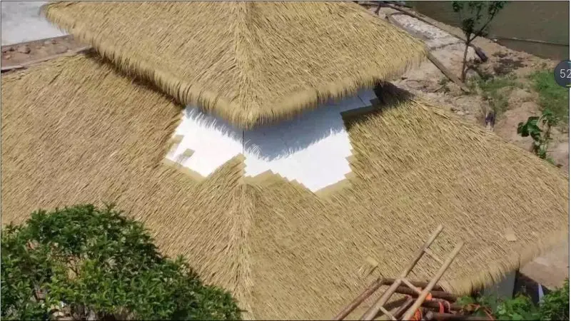 Hot Sale African Fireproof High Quality Artificial Simulated Thatch Roof Sheets
