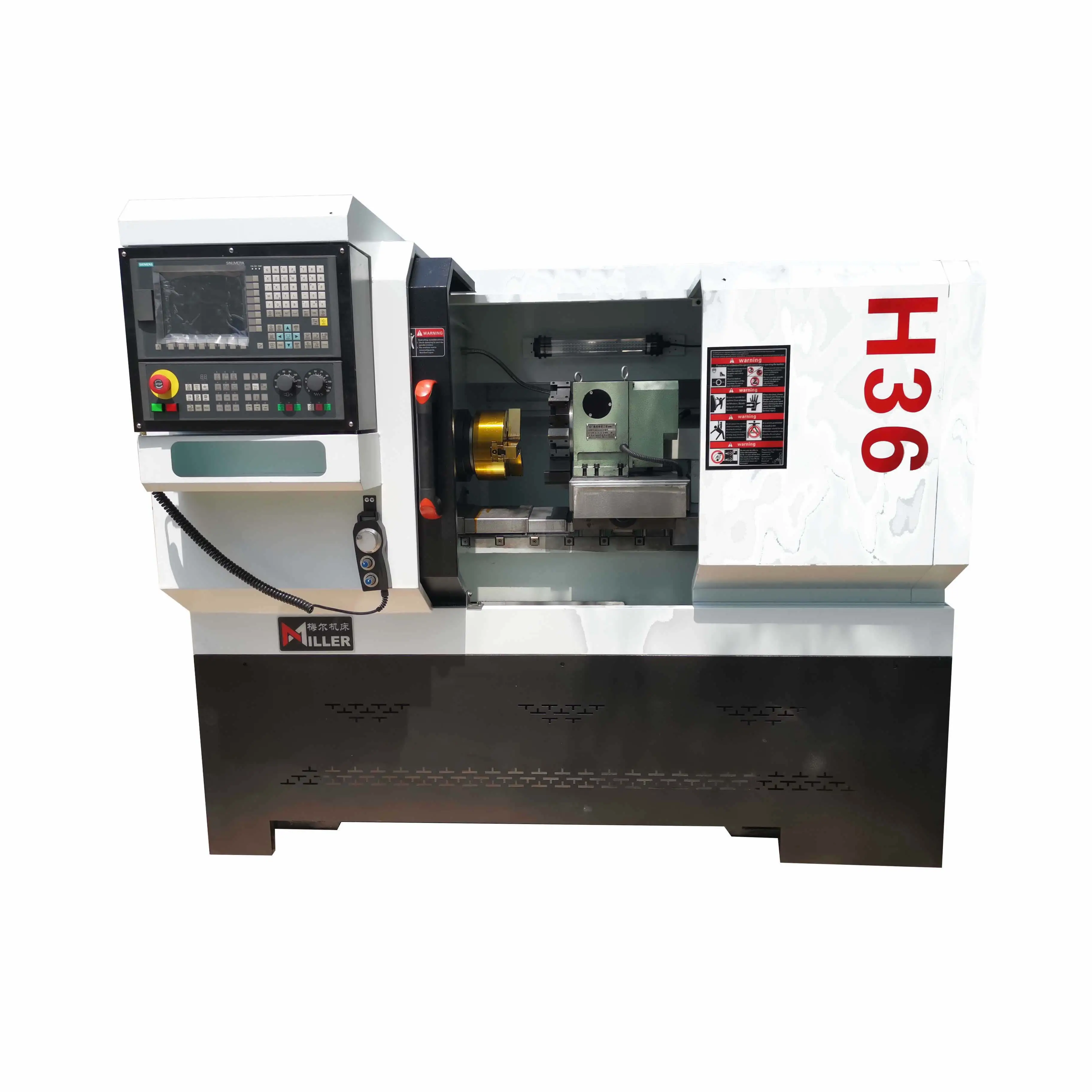 
H36 Mini Linear Way Flat Bed CNC lathe Machine 