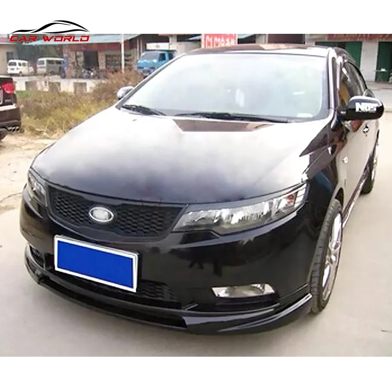 Front Bumper Lower Lip For Kia Forte 2009-2012 Car Body Kits Side Skirts Rear Diffuser Lip ABS Material Exterior Parts