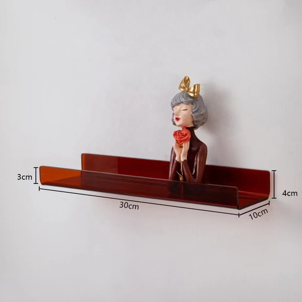 Acrylic riser display shelf Candy shelf display wall Kitchen shelf riser