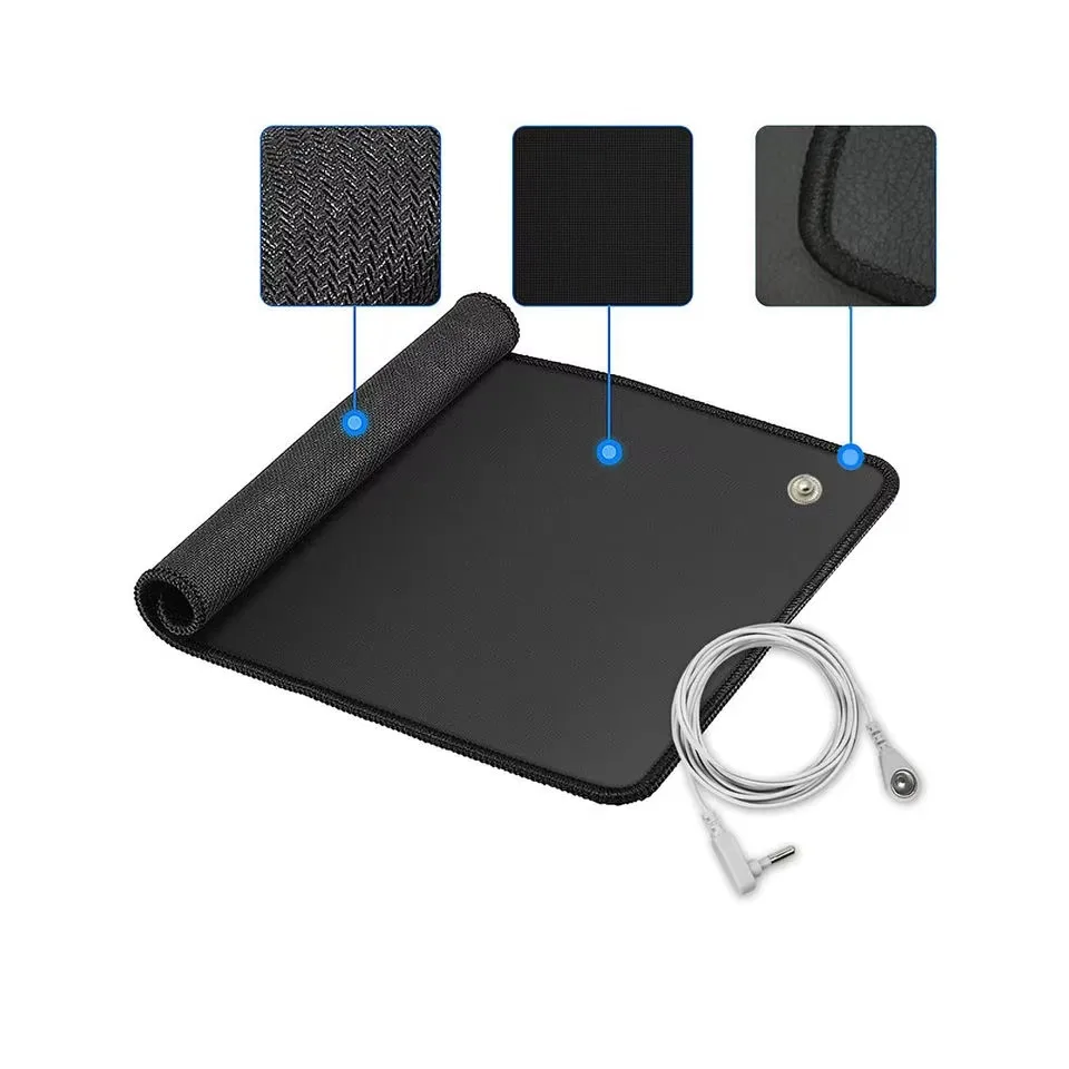 Manufacturers Wholesale Universal Conductive Grounding Relieves Fatigue Anti-Static Leather Rubber Grounding Mat