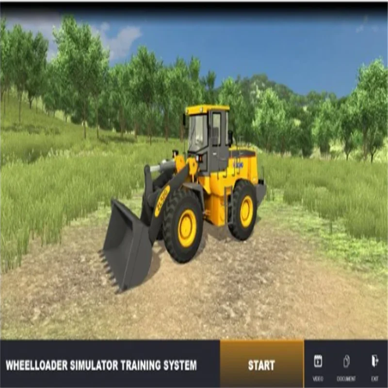 Excavator, Wheel Loader, Truck Crane and Grader 4-in-1 multifunctional simulator