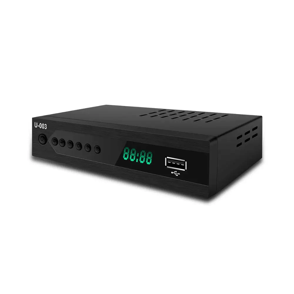 ATSC Modulador TV U-003 Digital TV Box Tuner + Recorder Receivers hevc H.264 support full HD 1080p USB2.0 for PVR Set Top Box