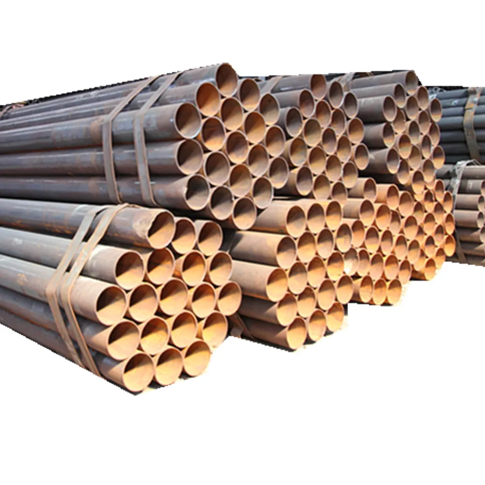ASTM A106 A53 GRB schedule 40 diameter 100mm black iron seamless steel pipe API Hot-rolled Black Seamless Steel Pipe For Gas