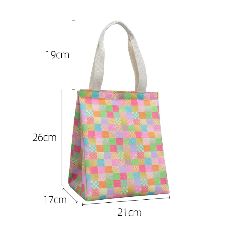Customized Logo Promotional Reusable Wholesale Small Oxford Fabric Food Insulated Lunch Thermal Cooler Bag