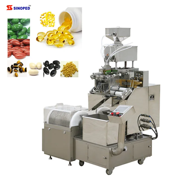 Lab model Vitamin E Softgel Making Machinery Fish Oil Encapsulation Machine For Nutrition