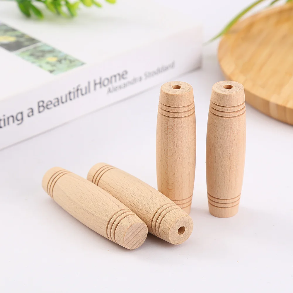 Beech wood bucket handle solid wooden handle 92x26mm