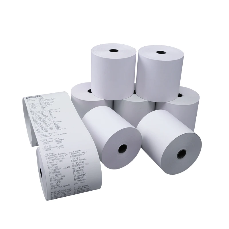 Wholesale factory price Customized size 3 1/8 x 230 for POS Receipt Paper Cash Register Paper Thermal Paper Roll