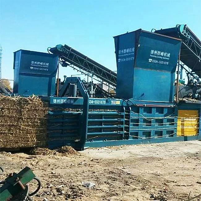 hydraulic cotton used clothing baling press machine for sale