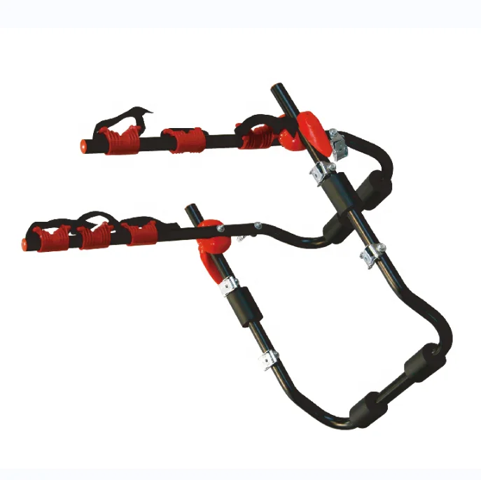 U Style Bicycle Car Carrier Rack Steel Rear Mounted Bike Carrying Rack For 3 Bicycles Rack