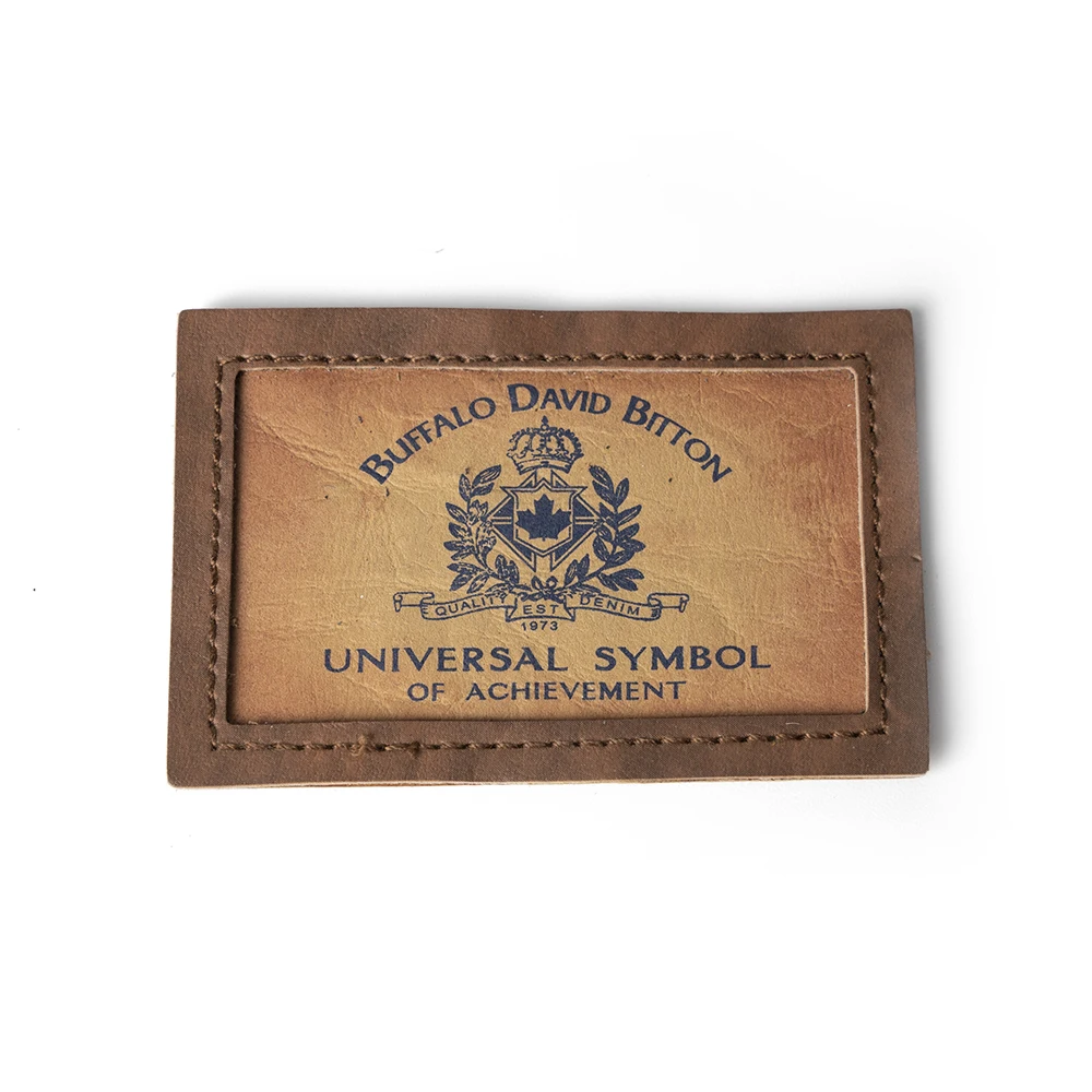 New Type Embossed Jacron / Patch / Badge / Tag Clothing Denim Blank Leather Label