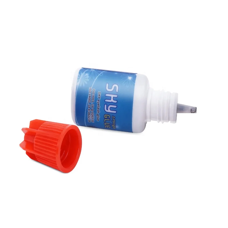 
S+ Sky Glue Eyelash Extension Glue Wholesale 1-2S Dry Long Lasting Eyelashes glue Strong Adhesive Lashes Gel Priveate Label 