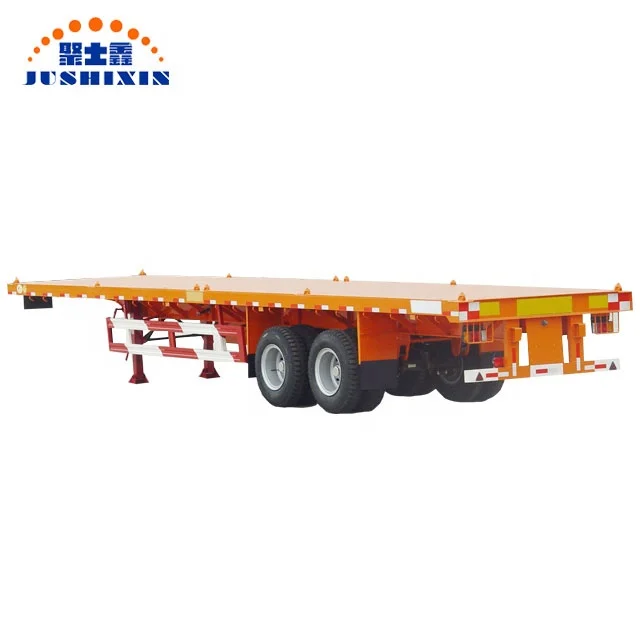 China Manufacture Good Price 2 Axles 45T Port Skeleton Container Semi Trailer On Sale