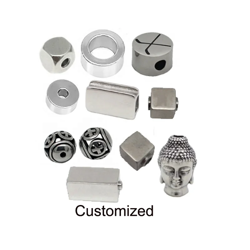 Customized Stainless Steel Metal Spacer Beads Jewelry Finding