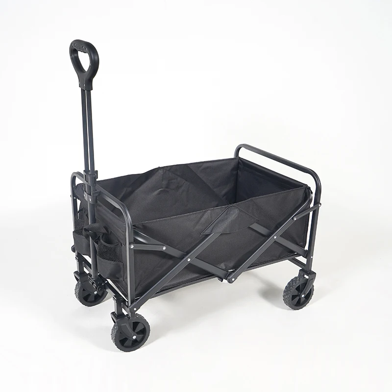 2024 New outdoor camping facilities outdoor folding wagon carts and garden folding trolley, Collapsible Foldable Extended Wagon