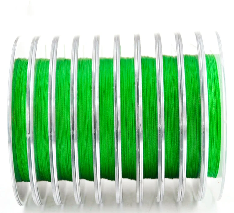 Braided Line 10*100m Connected Spool 0.30mm Green PE Braided Fishing Line