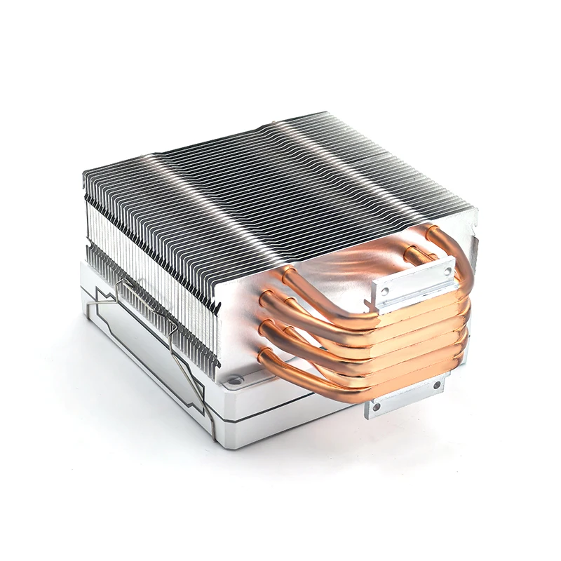 2-Way Mirror Style CPU Argb Fan 120mm 3Pin/4Pin Copper Pipe Heatsink High Performance Heat Pipe Lighted CPU Air Cooler Fan