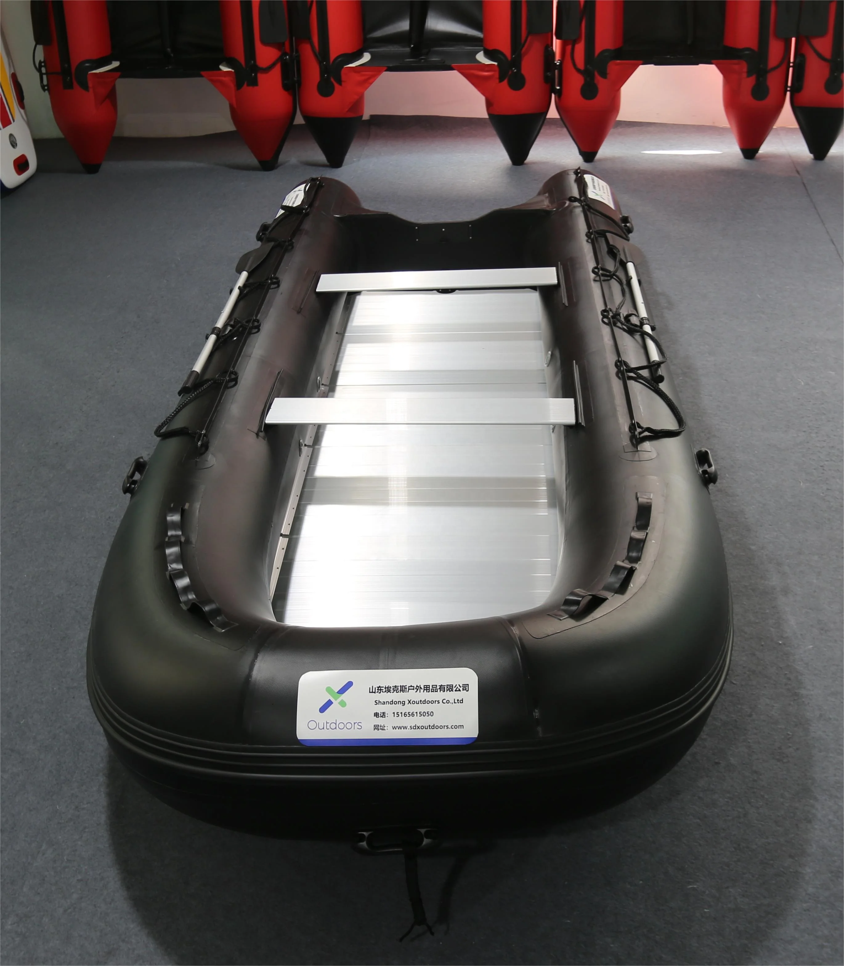 3-4.8meter Rescue  inflatable boat taking 5 persons driving in lake, river and offshore sea