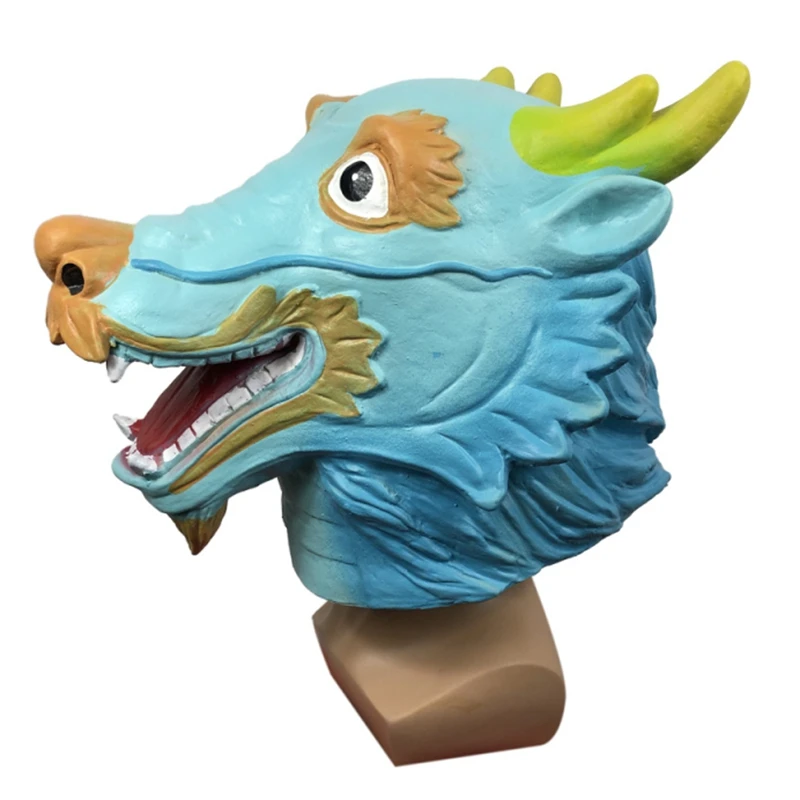 hot sell full Head  carnival party animal  dragon   Halloween  Mask for Adult