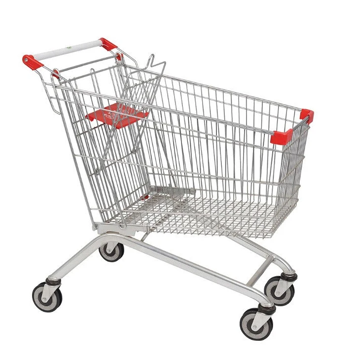 High Quality American Supermarket Shopping Trolley Supermarket Shopping Trolley Carts