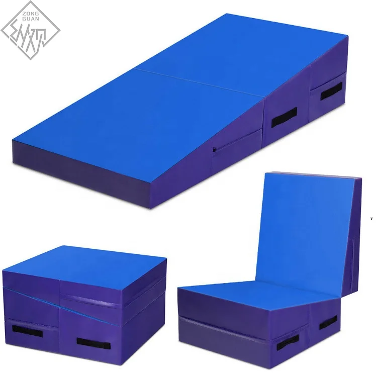 ZG High Density EVA Foam Gymnastic Mat Tumbling Cheese Wedge Mat for Gymnastic