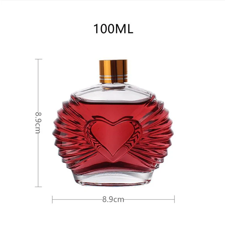 Manufacturers 100ml Mini Small Glass Bottle for Liquor Wine Whisky SpiritJuice with Lids