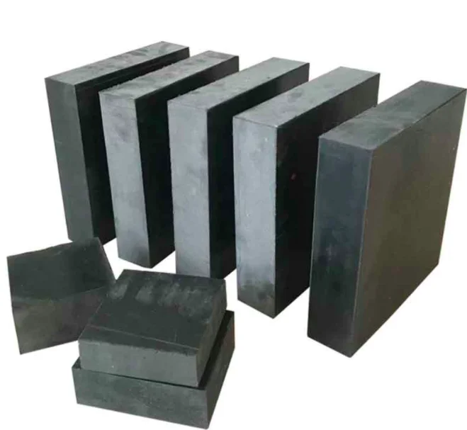 shock absorber rubber cushion block bridge black high elastic shock absorber block industrial rubber pad