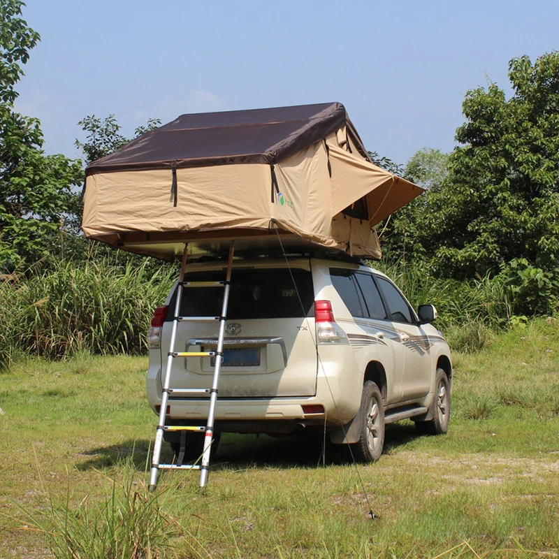 Outdoor Pickup Truck Car Tent Travel Waterproof Camping Building Leisure Roof Car Tent Ladder Truck Bed Tent