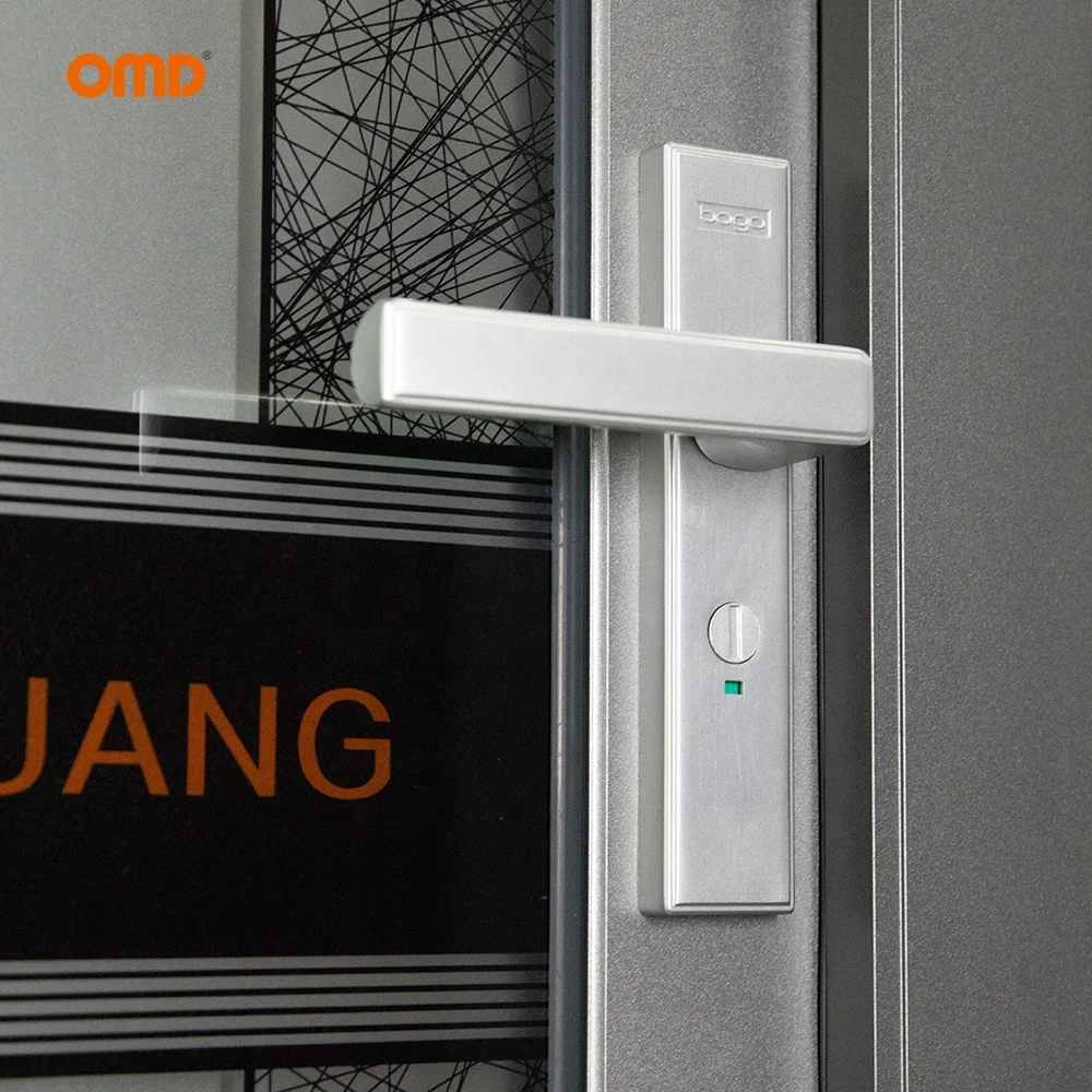Custom Durable Thermal Broken Aluminum Interior Narrow Casement Door Double Glass Flat Opening Swing Door With Grille For House