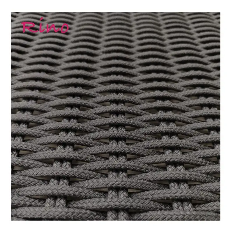 Round Shape High Density Polyethylene Outdoor Furniture Synthetic Rattan Weaving Material