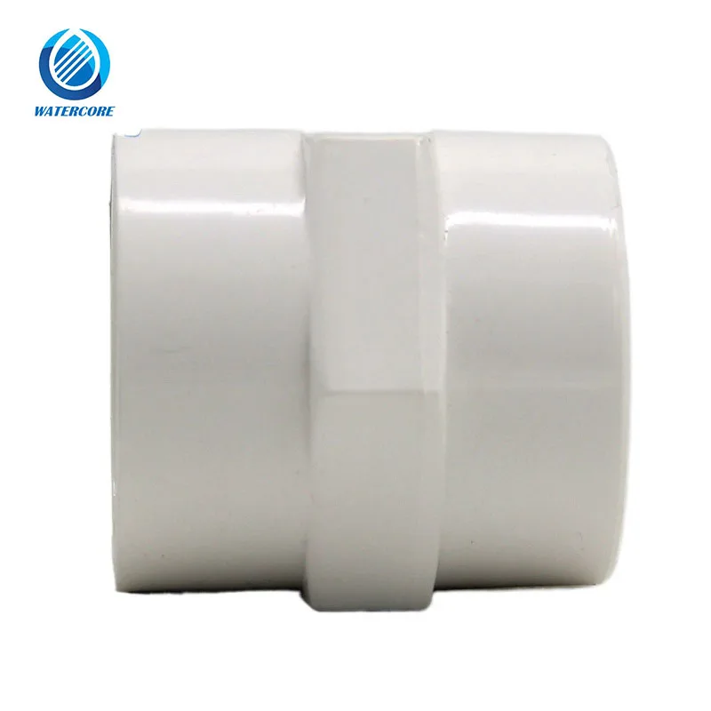 1/2 inch to 4 inch PVC Pipe Fitting Plastic Male Female Adapter for water supply ASTM Sch40 D2466 Standard