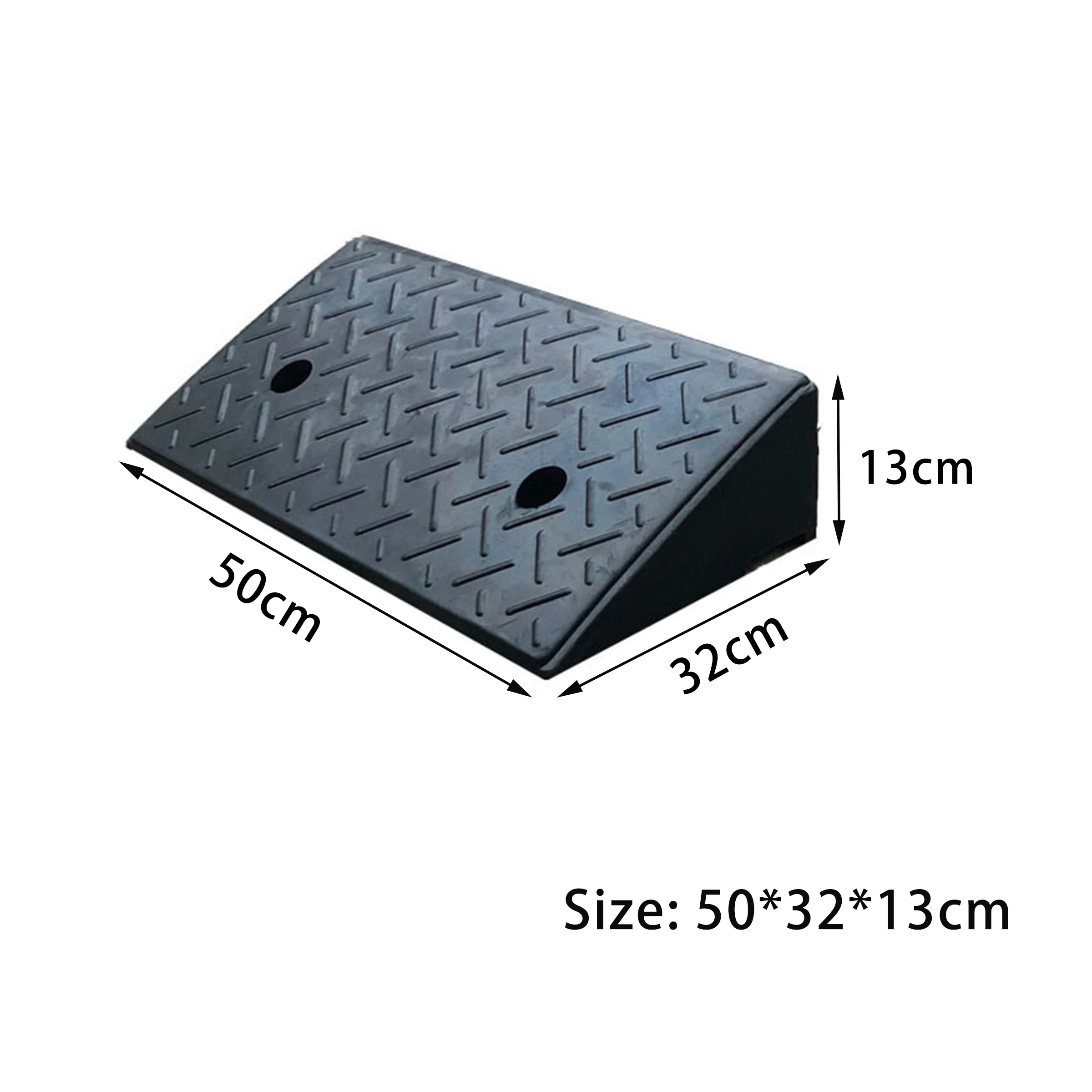 Fast Supplier Road Safety Kerb Ramp Rubber Black Garage Car Curb Ramp