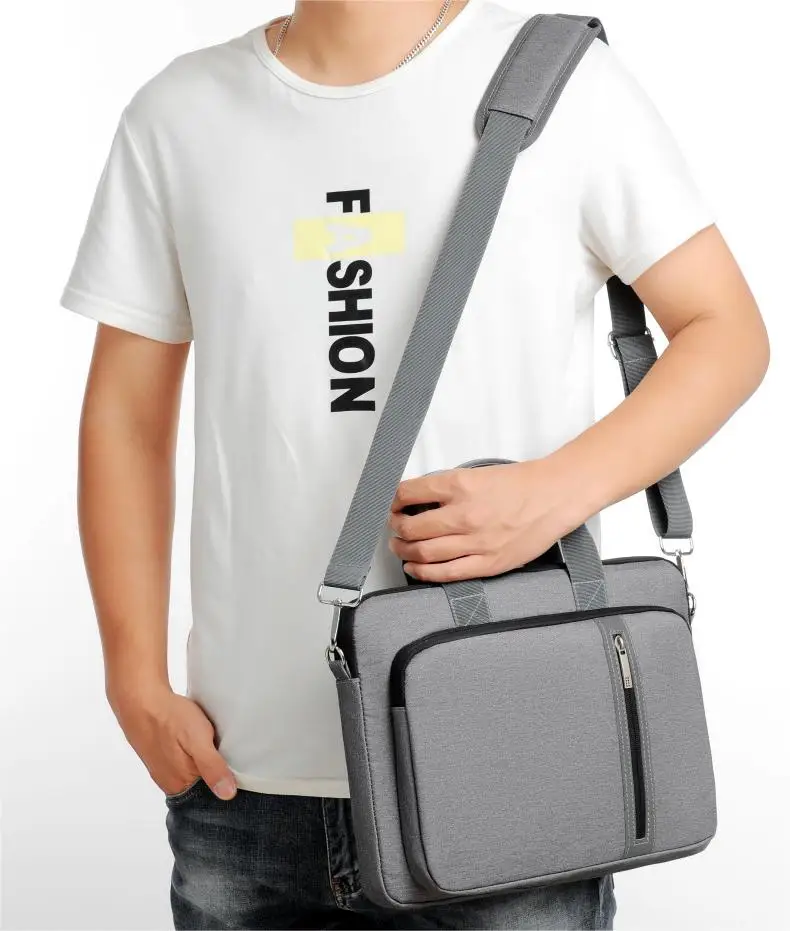 2024 НОВАЯ Портативная сумка для компьютера на одно плечо деловая ноутбука 14/15.6/17.3 утолщенная Сумка документов