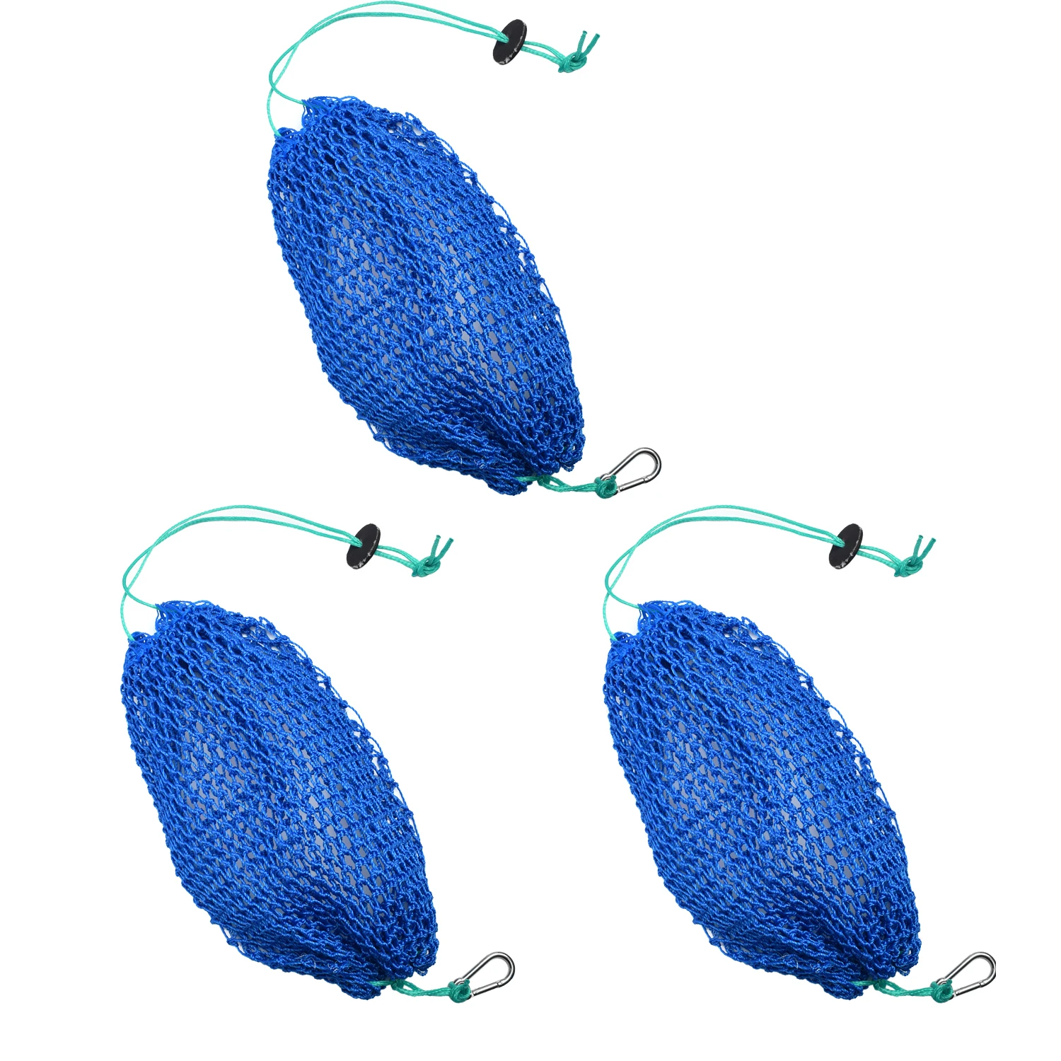 Mesh Bait Bags with Rubber Locker for Fishing Crab Traps Catfishing