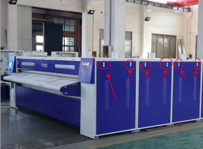 industrial clothes dryer machine accessories flatwork iron machine door lock laundry machine spare parts