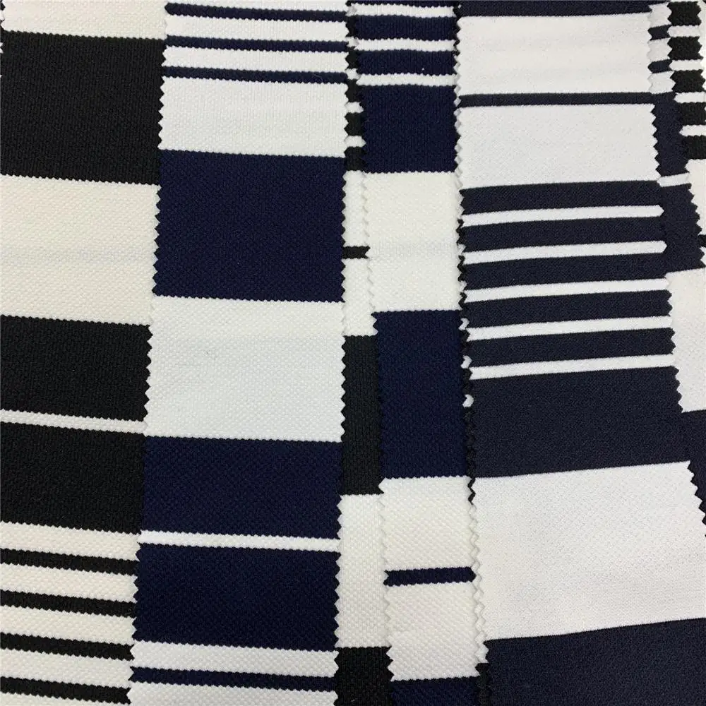 Heavy Polo Pique Fabric Ponte Roma Fabric For Shirt Rayon / Polyester Fabric