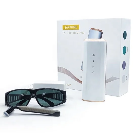 IPL Hair Removal Device Home Use Sapphire Ice Cool Epilator Hair Removal Women  IPL Laser Epilator