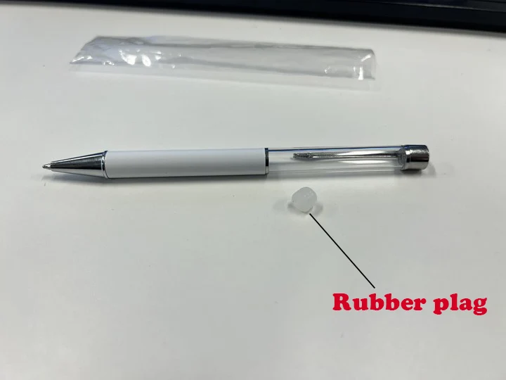 2023 new style sublimation snowglobe pen Sublimation Logo High Quality Metal DIY pen Sublimation Ballpoint Pen