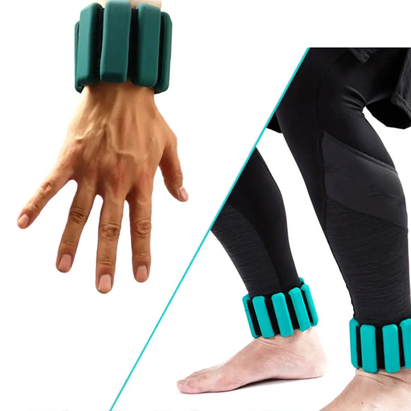 Wrist weight fitness  outdoor equipment bracelet weight loss sports adjustable ankle silicone bracelet weight bracelet