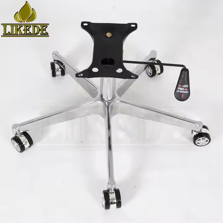 5-Star Swivel Chair Parts Aluminum Alloy Office Chair Legs Outdoor Living Room Workshop Furniture Spare Parts All Sales