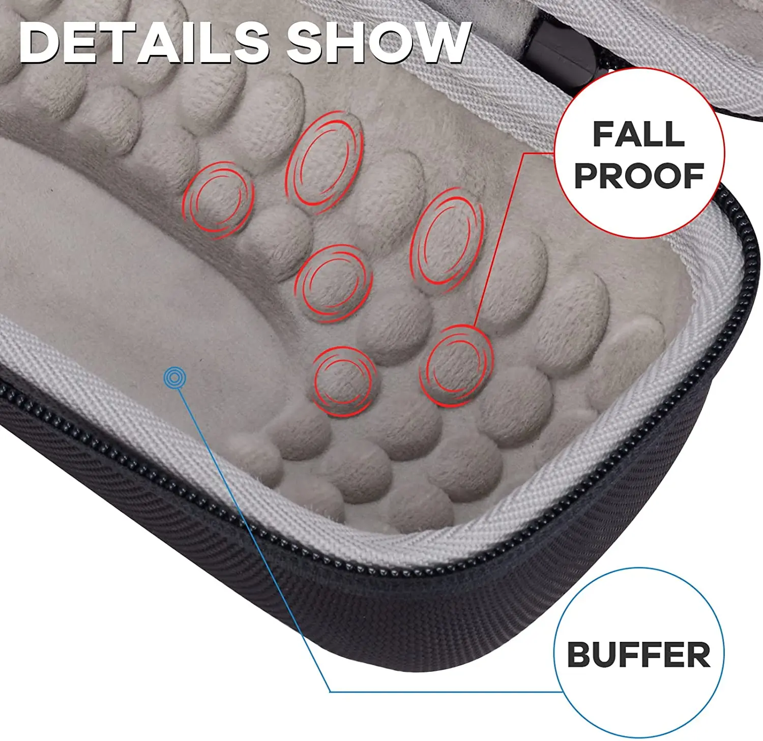 Factory directly sell EVA case Hard  Storage Wireless Sound Carrying Case blue tooth speaker case  for Speakers Audio