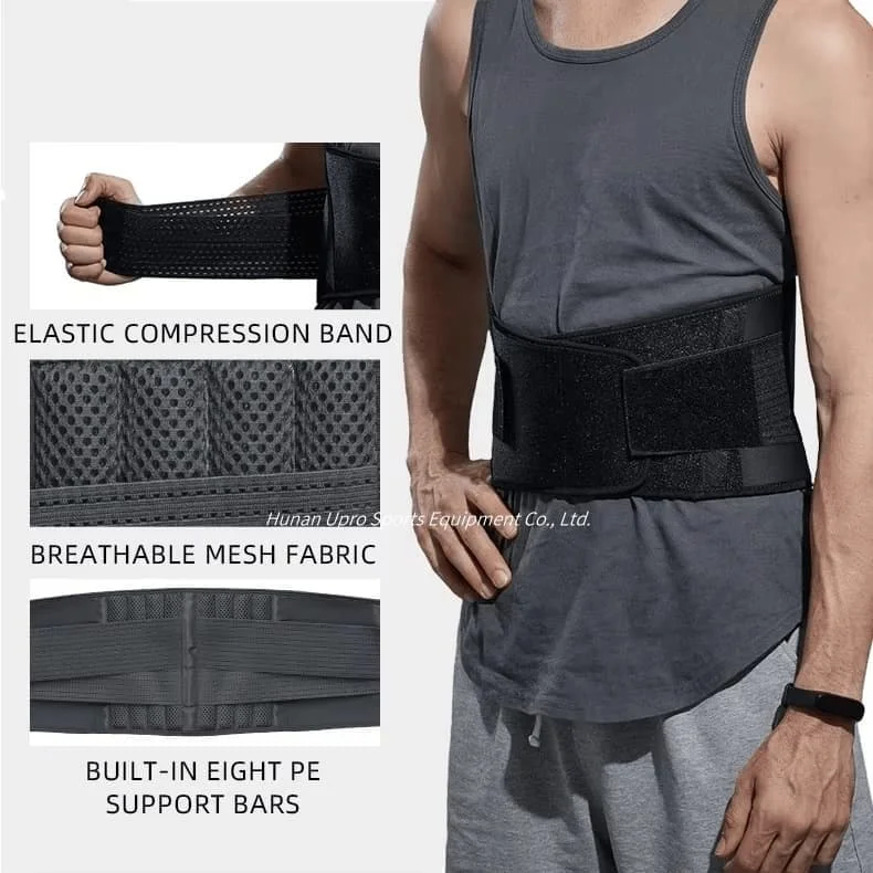 Ergonomic Design Back Lumbar Support Belt Lower Back Pain Relief Warmer Stretcher Back Brace