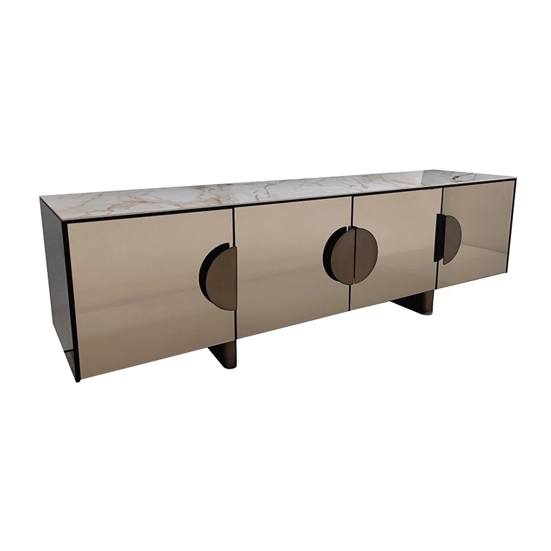 Современная мебель, роскошный шкаф для телевизора, матовые серые деревянные ручки и ножки, дизайн полок для телевизора