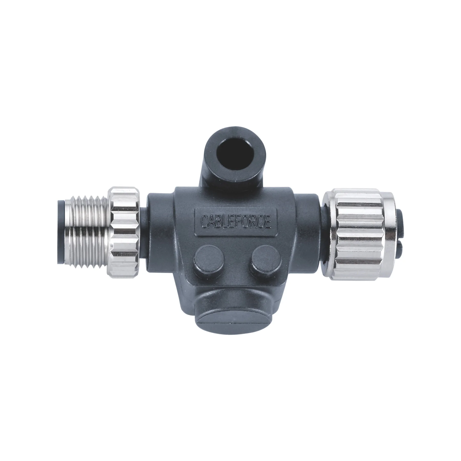 Коннектор NMEA 2000 M12, латунный винтовой Терминатор с кодом «штырь-гнездо», 5 штырьков, литой резистор 120 Ом