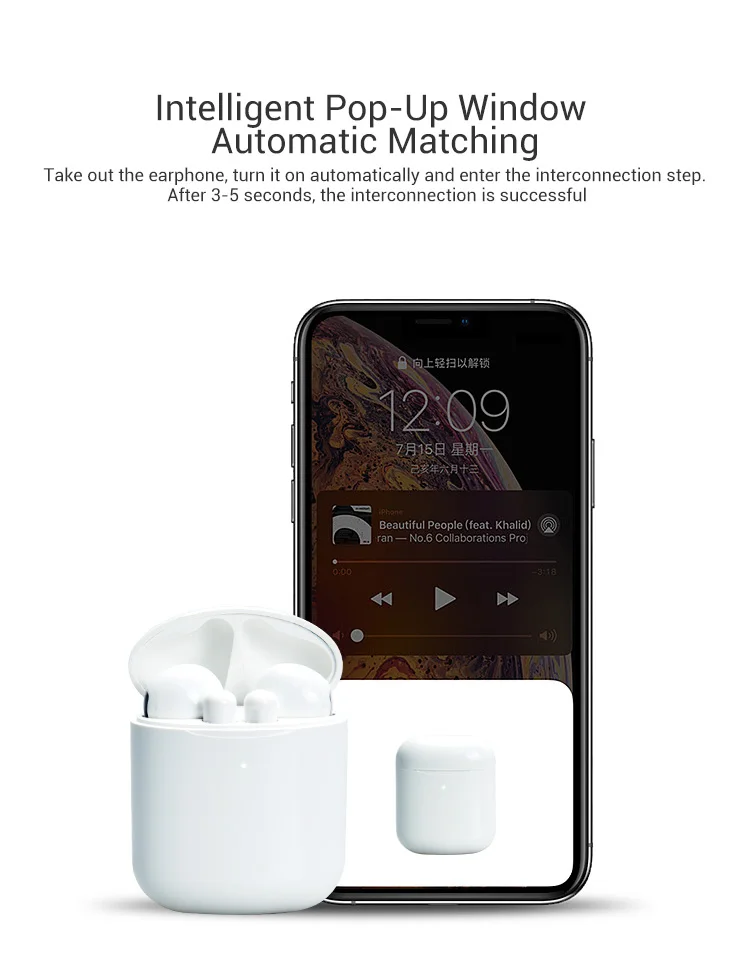  Высокое качество Tws i12 Macaron наушники беспроводные audifonos оптом для телефона Самые дешевые