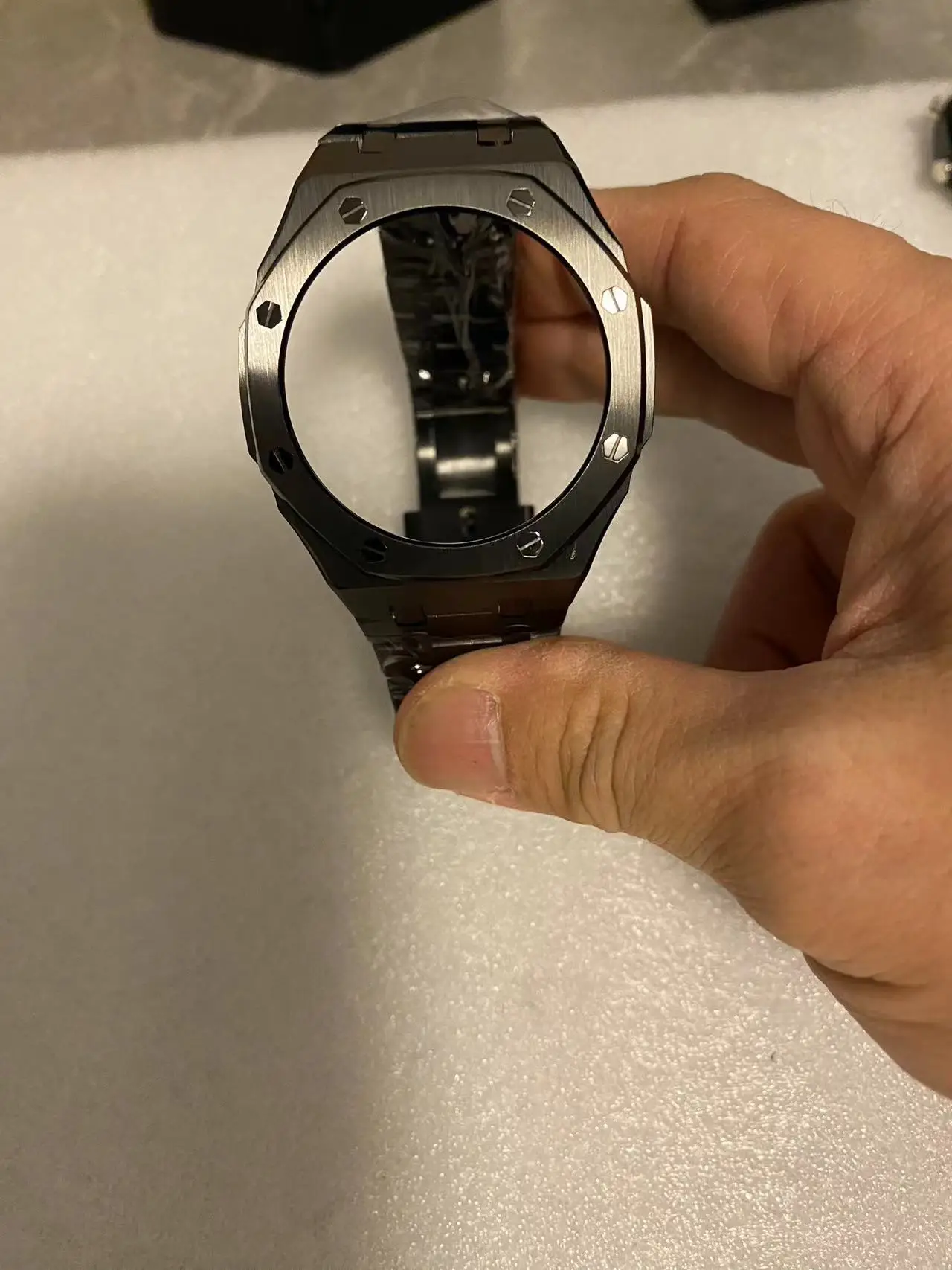 Modified Parts Metal Steel Band Customization watches  Change Case Strap bands  for g series shock  bracelet ga2100